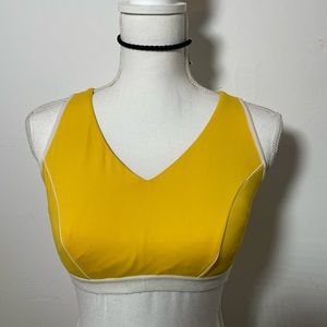 - Sports bra yellow shock absorber NWOT 38 C